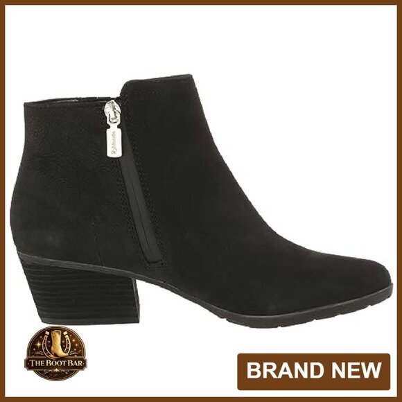 Waterproof Leather Ankle Booties Women's Size 7 - Picture 7 of 8